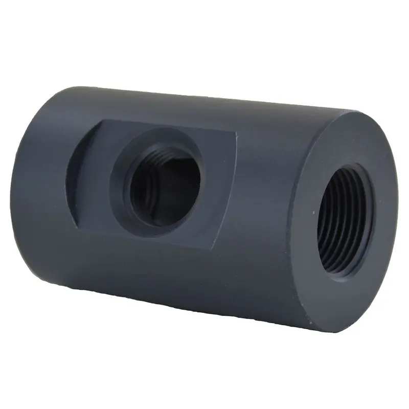 Resilite Inline Pvc Body For R7031 Led Di Test Light – 3/4" Fpt In/Out, 1/2" Fnpt Port 1