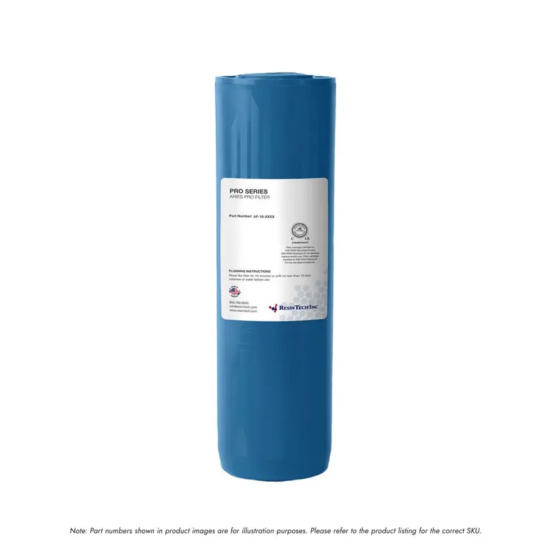 Resintech Calcite Ph Neutralizing Cartridge — 10-Inch X 2.5-Inch Dimensions 1