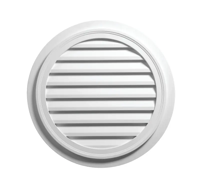 Round Decorative Louver With Flat Trim 1