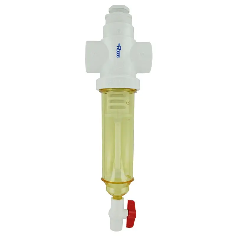 Rusco Chemical-Resistant 2-Inch Pe Sediment Trapper Filter Combo 1