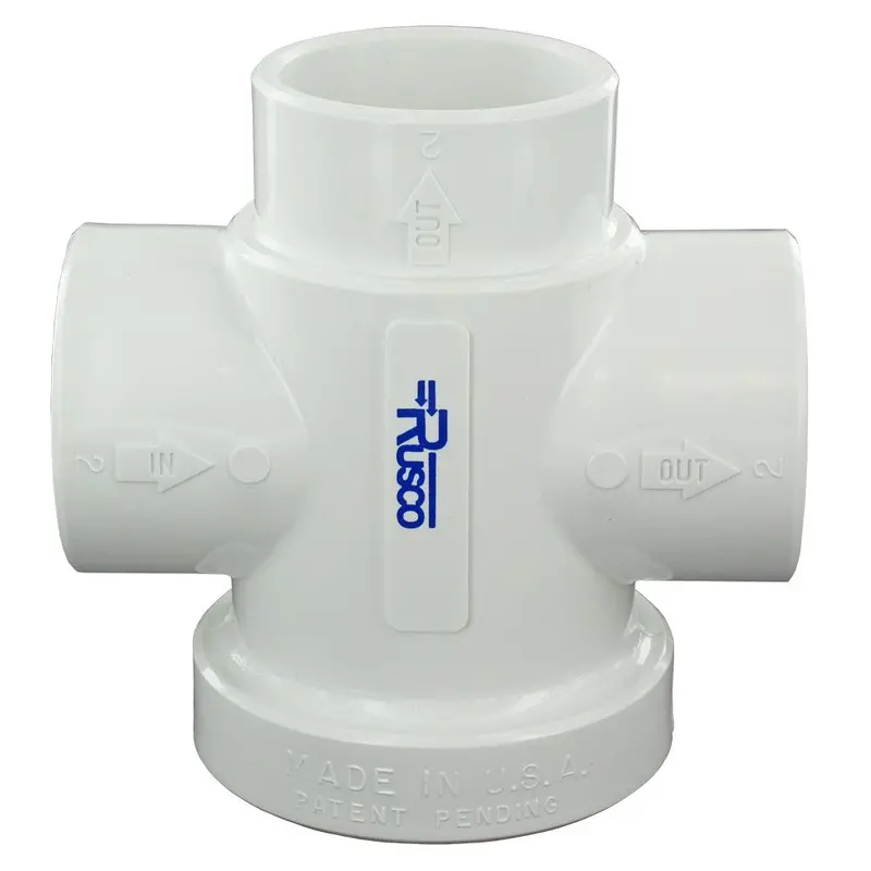 Rusco Combo-Style Replacement Head For Spin-Down And Sediment Trapper Filters — 2-Inch Side-By-Side 1