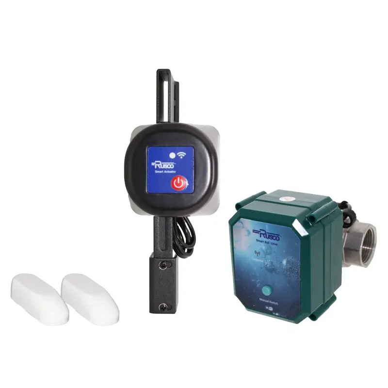 Rusco Smart Leak Detection Kit – 1" Valve, Actuator & Dual Sensors 1