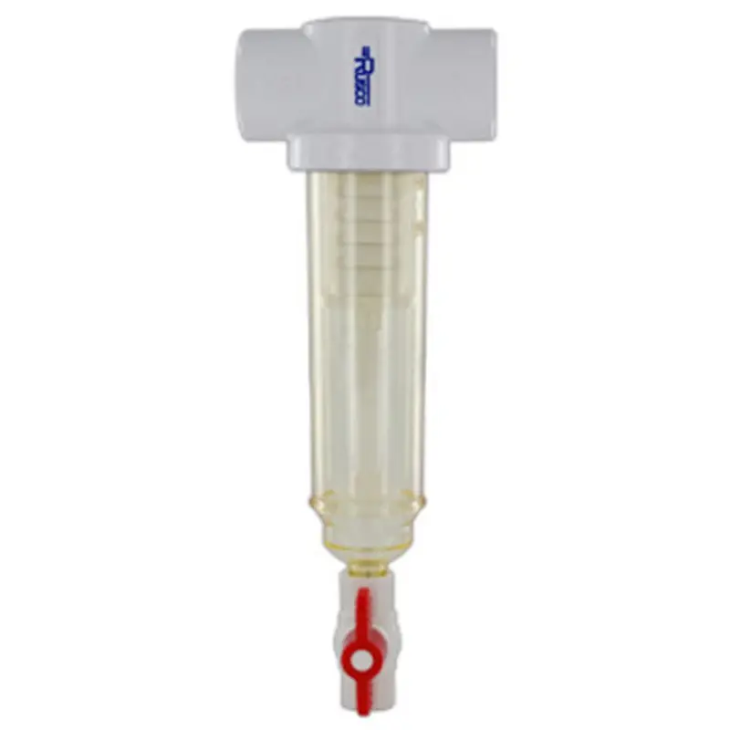 Rusco T-Style Sediment Trapper Filter – 1-1/2" Polyethylene, Chemical-Resistant 1