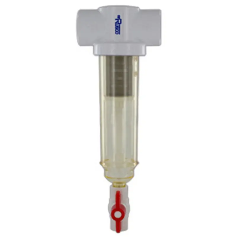 Rusco T-Style Sediment Trapper Filter – 2" Stainless Steel, Chemical-Resistant 1
