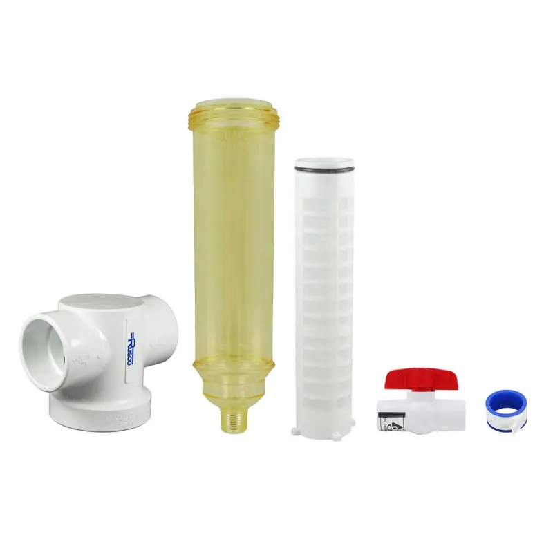 Rusco T-Style Spin-Down Filter – 2" Polyethylene, Chemical-Resistant 3