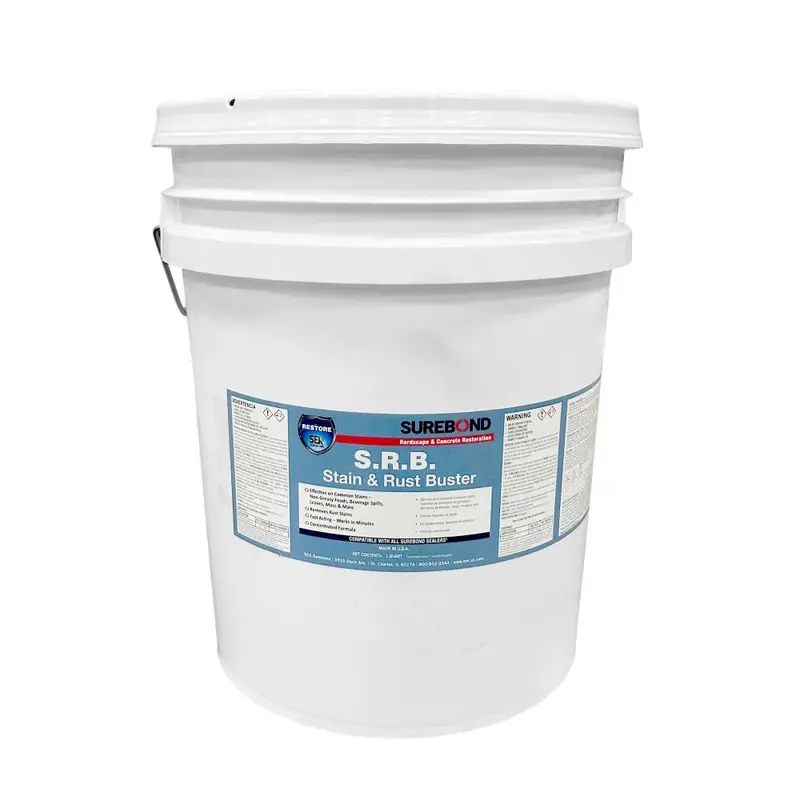 S.R.B. Strain & Rust Buster – Industrial-Strength Rust Remover, 5-Gallon Pail 1