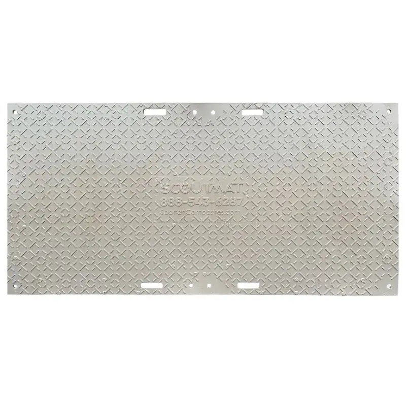 Scout Mat™ Hdpe Ground Protection Mat – 4 Ft × 8 Ft, Heavy-Duty Load Distribution 1