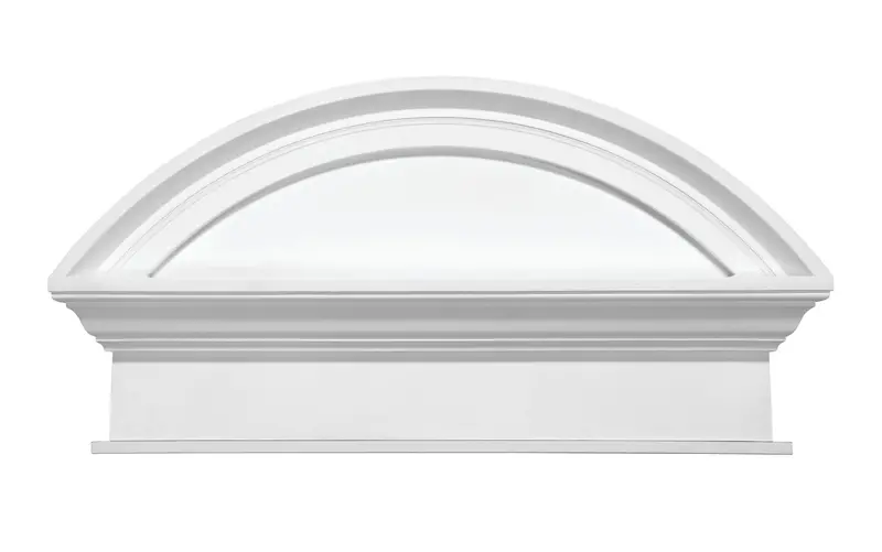 Segment Arch Combination Pediment With Base Trim 1