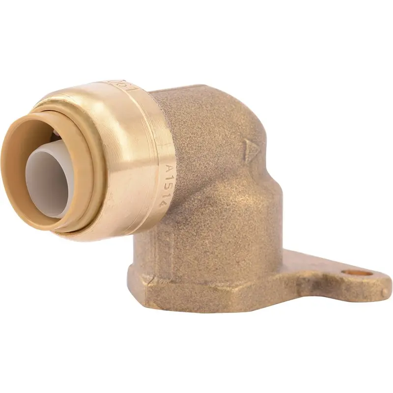 Sharkbite U335Lf Lead-Free Brass Hy-Ear Elbow – 1/2" Push-To-Connect × 1/2" Female Pipe Thread 1