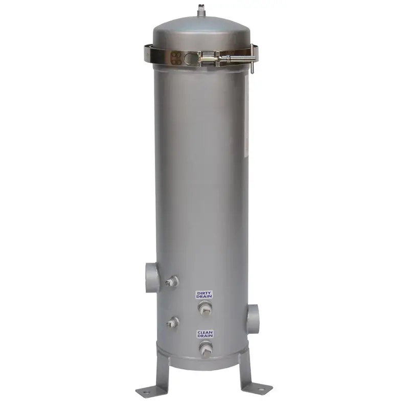 Shelco 4Fos2 Stainless Steel Multi-Cartridge Filter Housing – 20-Inch Length 1