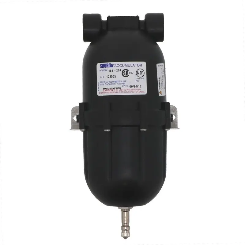 Shurflo 181-201 Pressure Accumulator Tank – Pre-Charged Air Bladder 1
