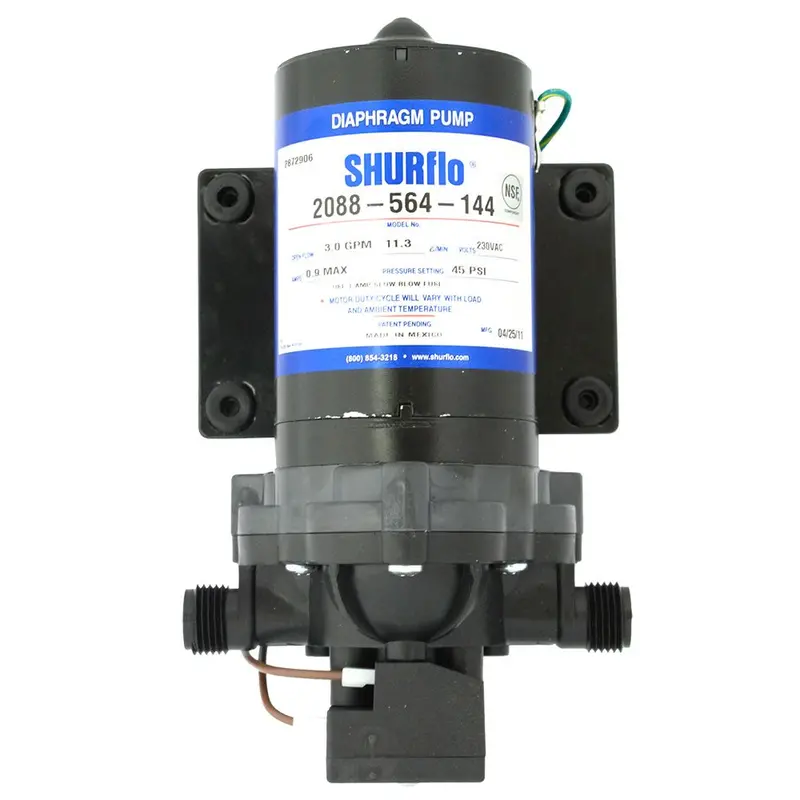 Shurflo 2088-564-144 Delivery Pump – 3.0 Gpm, 45 Psi, 230Vac 1