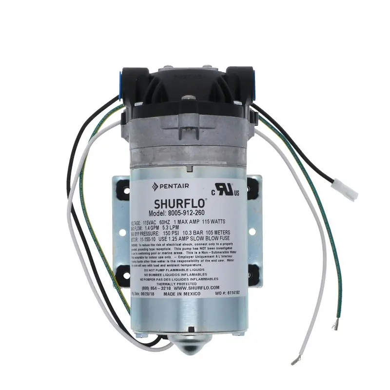 Shurflo 8005-912-260 1.5 Gpm Demand Pump – 150 Psi, 115Vac 1