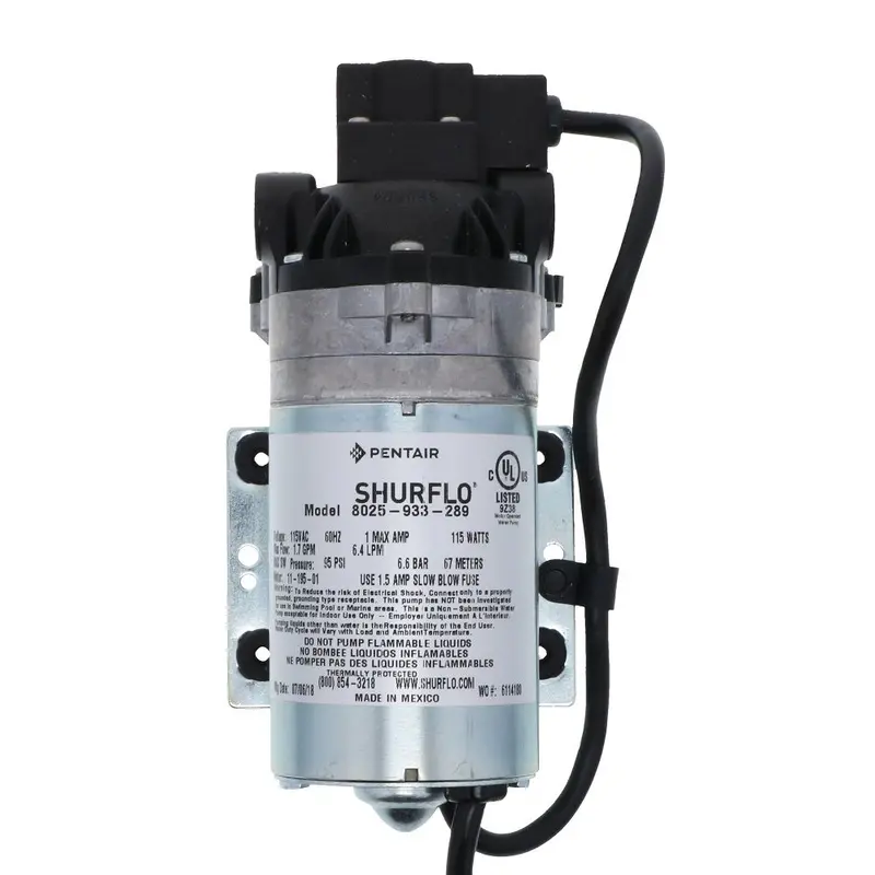 Shurflo 8025-933-289 Delivery Pump – 1.4 Gpm, 95 Psi, 115V Ac 1