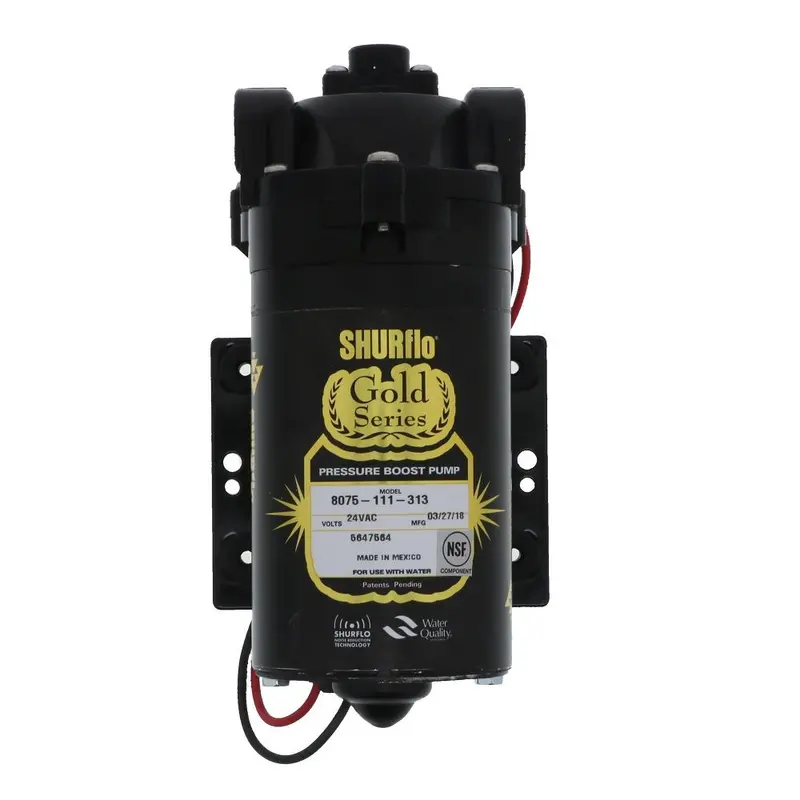 Shurflo Gold Series 8075-111-313 Ro Booster Pump – 50 Gpd, 90 Psi, 24V 1