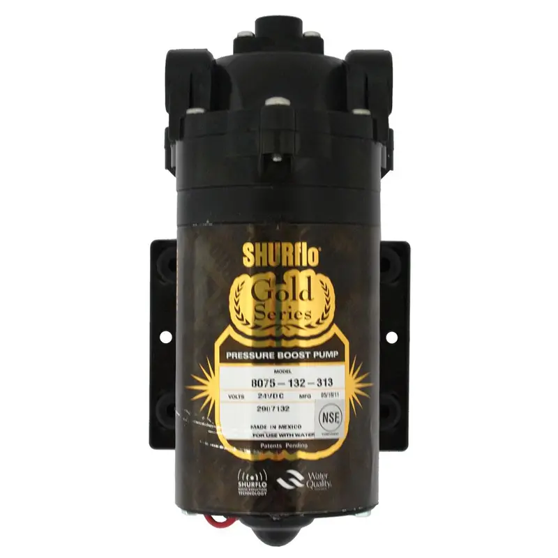 Shurflo Gold Series 8075-132-313 Ro Booster Pump – 50 Gpd, 90 Psi, 24V 1