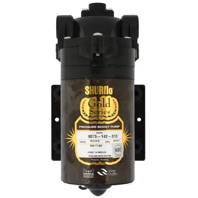 Shurflo Gold Series 8075-142-313 Ro Booster Pump – 100 Gpd, 90 Psi, 24V 1
