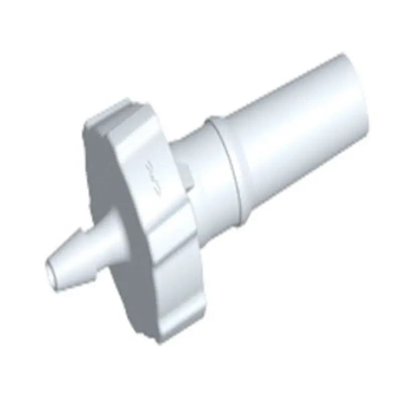 Slm2130 White Nylon Male Slip Luer Connector – 1/16" Hose Barb 1