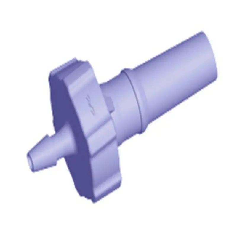 Slm2191 Purple Polycarbonate Male Slip Luer Fitting – 1/16" Barb 1