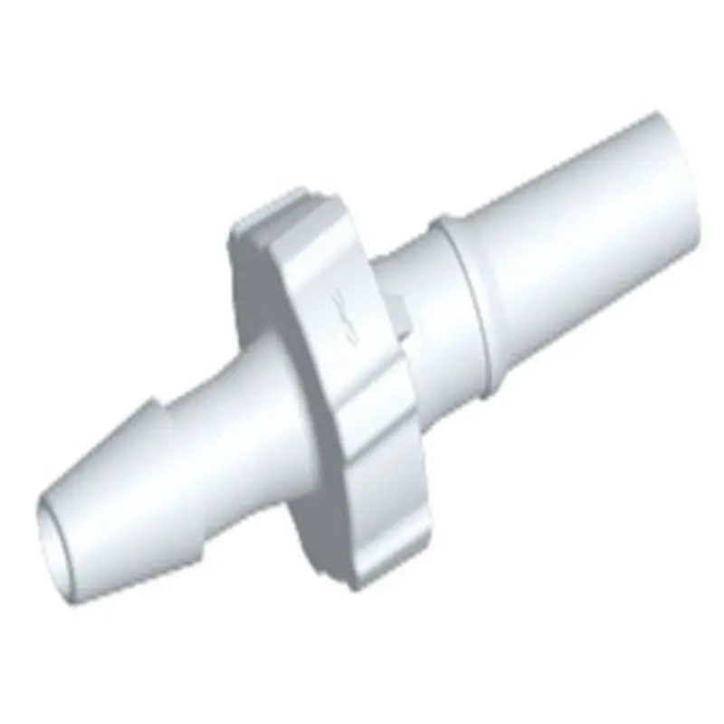 Slm4130 White Nylon Male Slip Luer Connector – 1/8" Hose Barb 1