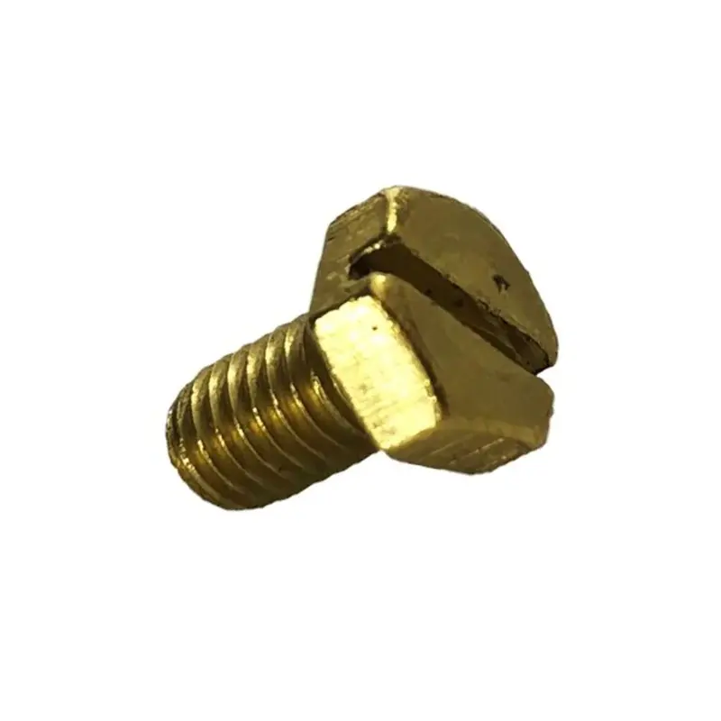 Slotted Brass Flathead Screw – M5 × 8 Mm, Corrosion-Resistant Fastener 1