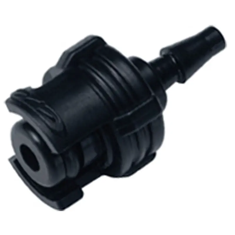 Smmm3Mblk Black Non-Valved Inline Coupling Insert – 3 Mm Hose Barb 1