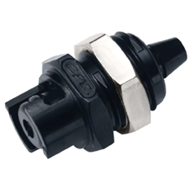 Smmpm02Blk 1/8-Inch Hose Barb Non-Valved Panel Mount Coupling Insert 1