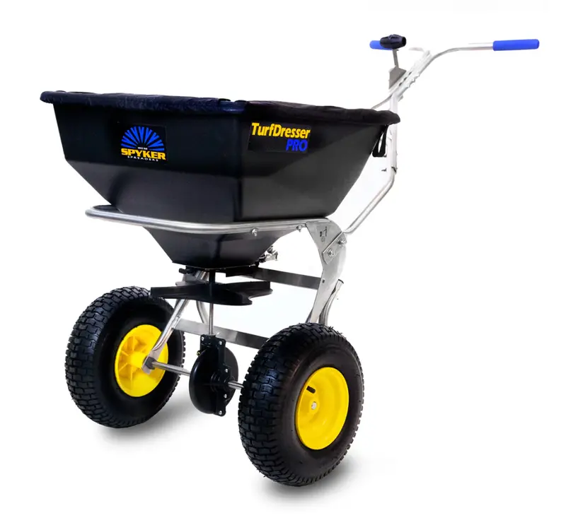 Spyker Ergo-Pro 80 Lb Turf Dresser With Adjustable Drop Spreader (Spy80-1S-Td) 1