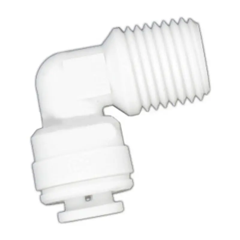 Stainless Steel Elbow Check Valve – 1/4-Inch Push-In To 1/8-Inch Male Pipe Thread 1