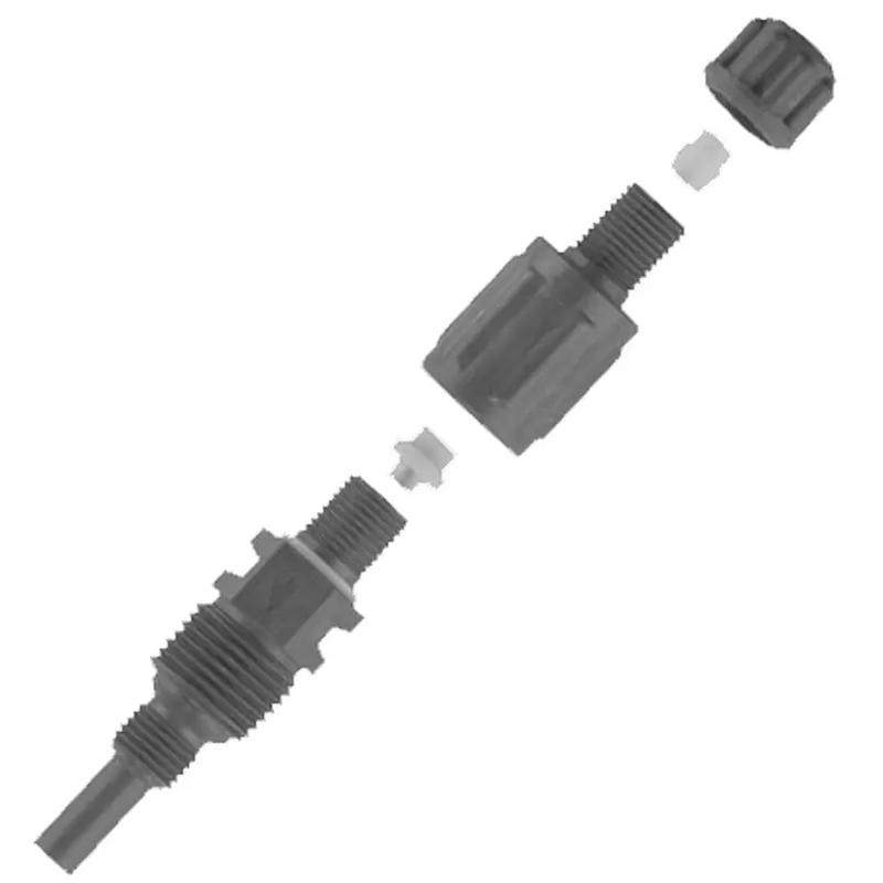 Stenner 3/8" Pellethane Duckbill Check Valve With Ferrule 1