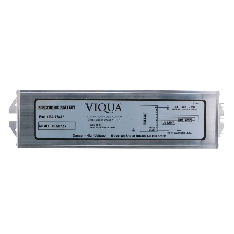 Sterilight Ba-E6412 Electronic Ballast | For Suv 225P–800P Uv Lamps, 100–130V/50–60Hz 1