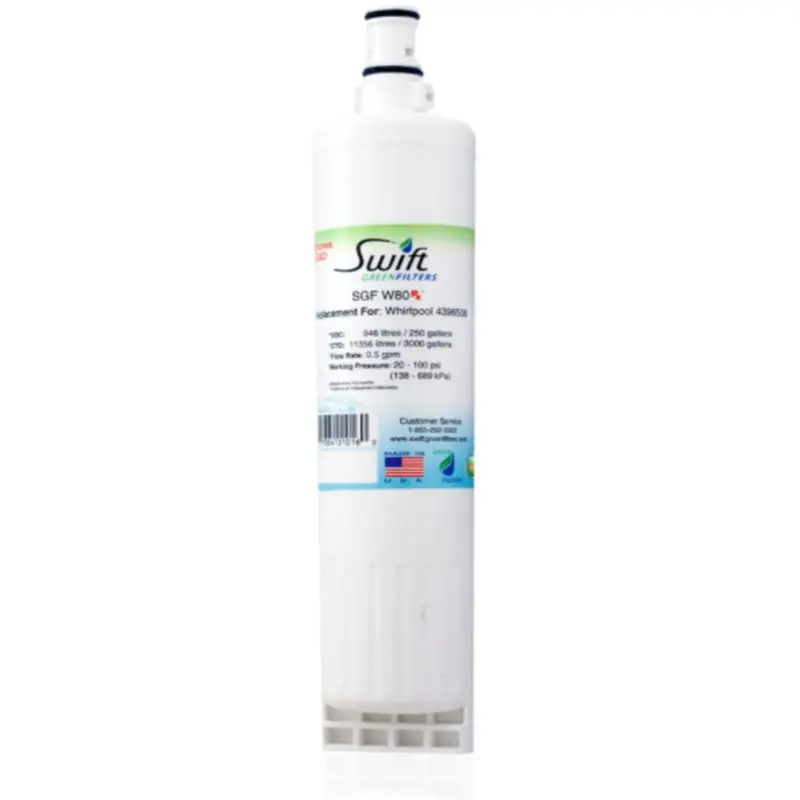 Swift Green Sgf-W80 Compatible Refrigerator Filter For Whirlpool (4396508) 1