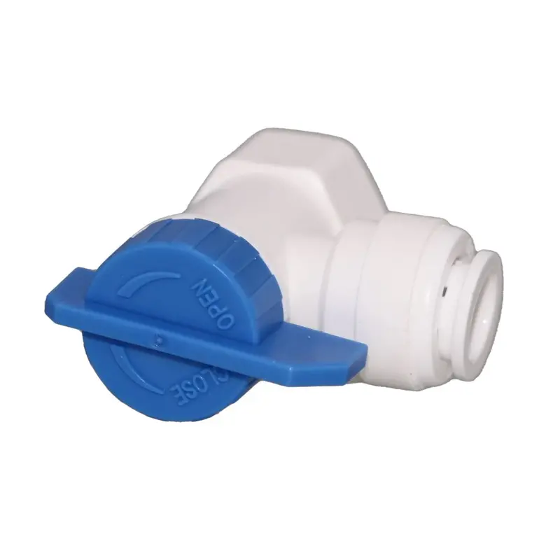 Tank Mount Valve Elbow – 1/4" Female Pipe Thread × 1/4" Quick-Connect Push-To-Connect Fitting 3