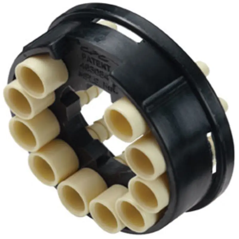 Tfb100212 Non-Valved Hose Barb Coupling Body With Dual Female Fittings – 1/8 Inch Id Barb 1