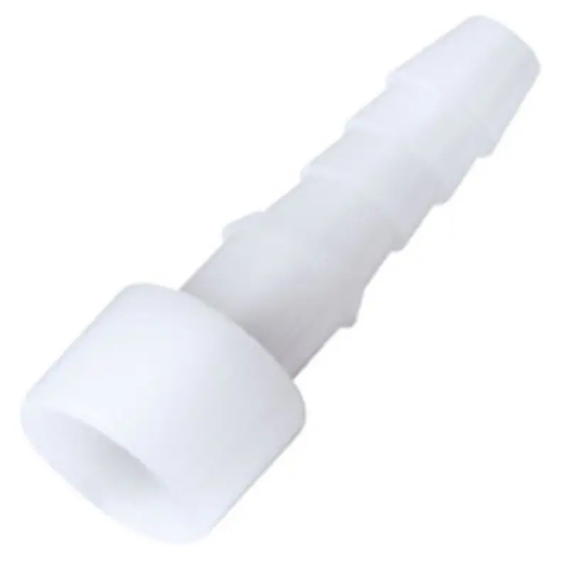 Tffd02Mwht White Valved 1/8" Id Hose Barb Fitting Body 1