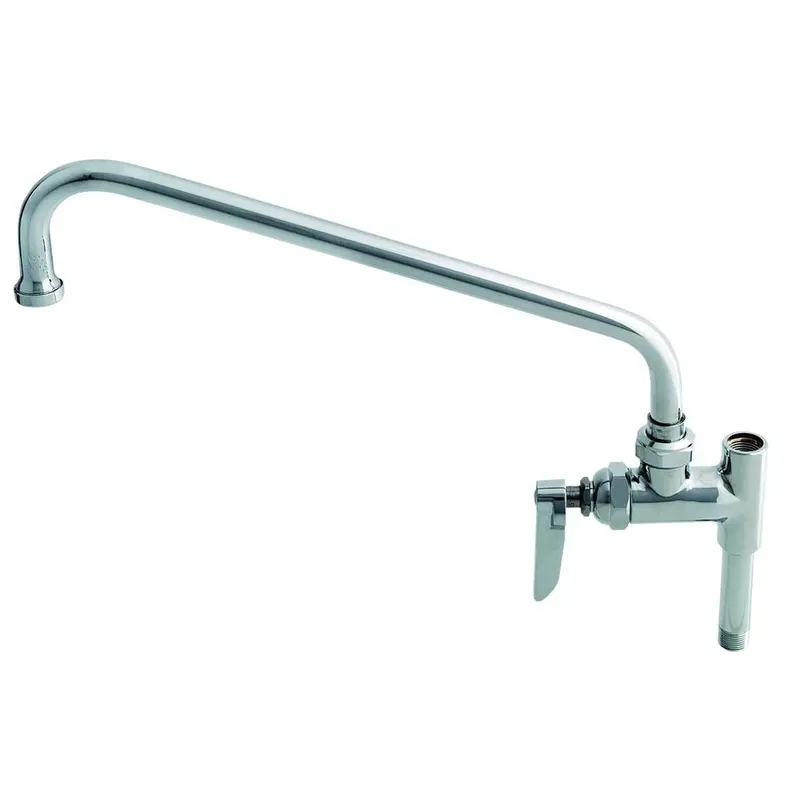 T&S Brass B-0157 Pre-Rinse Add-On Faucet — Includes Nipple, 18" Swing Nozzle (065X) 1