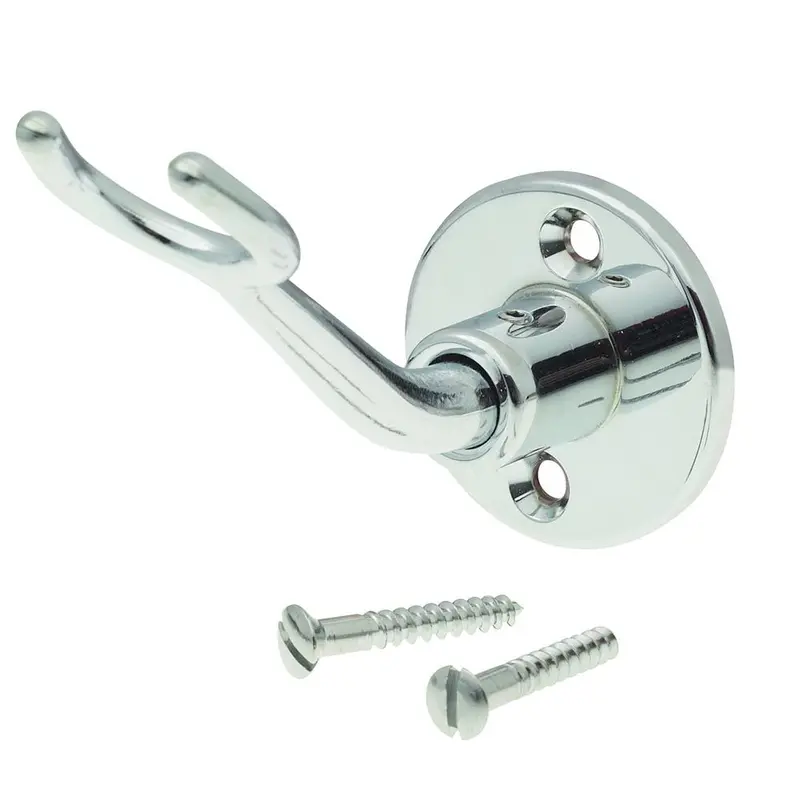 T&S Brass B-0166 Decorative Wall Hook Assembly — 2" Flange, Includes Mounting Hardware 1