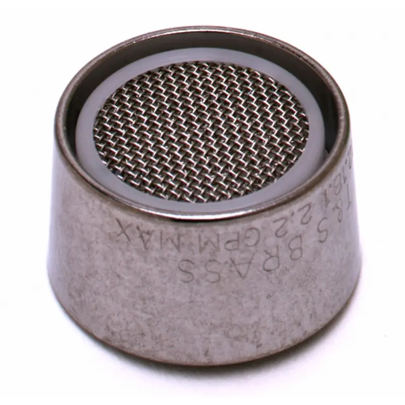 T&S Brass B-0199-01 Series 1 Non-Splash Aerator — 55/64"-27 Unf Thread, 2.2 Gpm Standard Flow 1