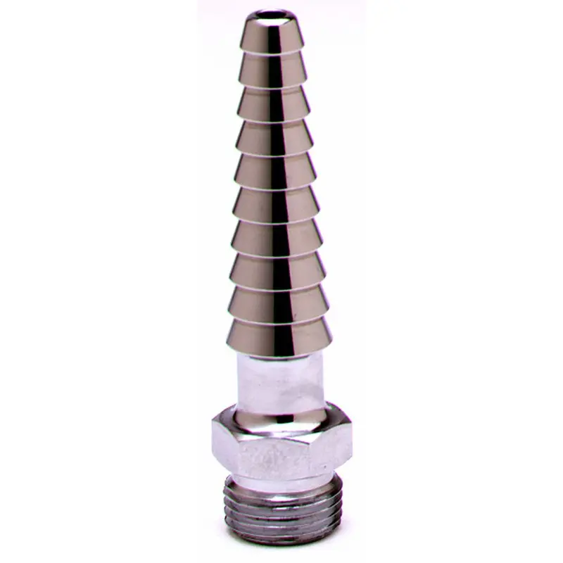 T&S Brass Bl-5550-25 Straight Serrated-Tip Aerator — 3/8" Ips Male Inlet 1