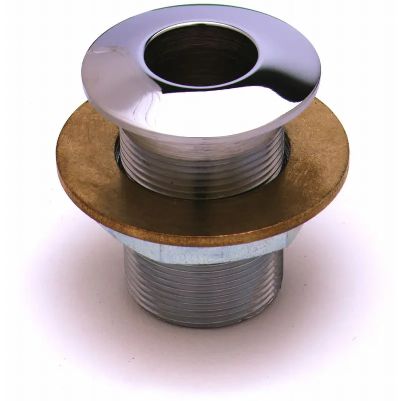 T&S Brass Bl-9005-01 Crowned-Top Flush Plate Assembly With Lock Nut And Washer 1