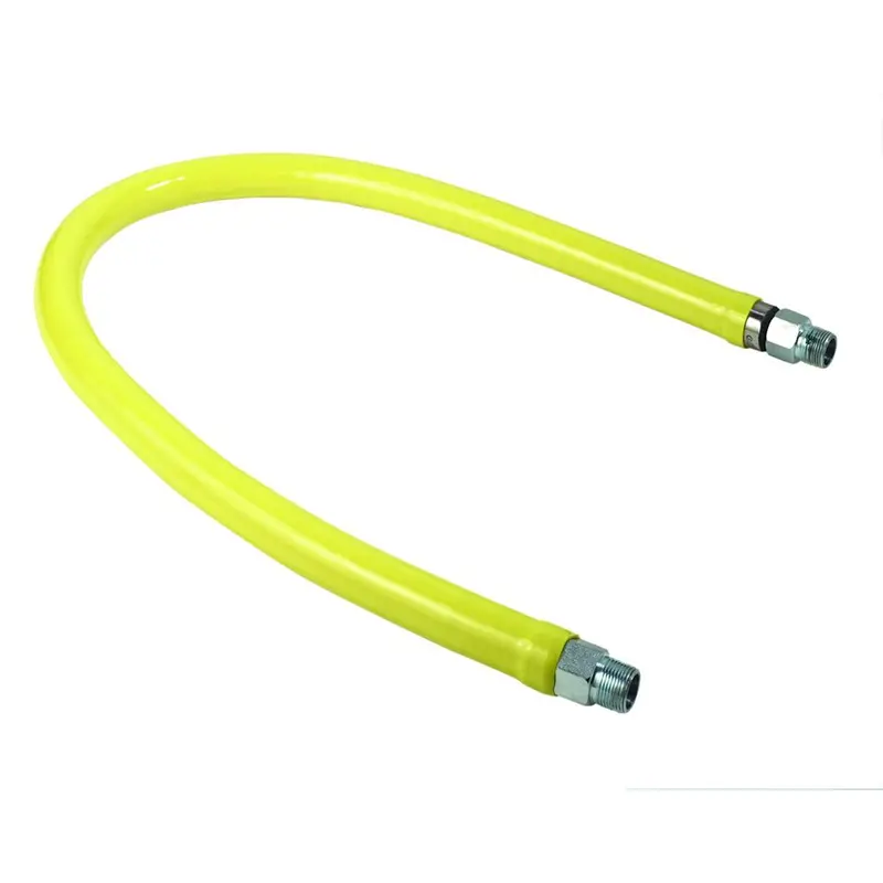 T&S Brass Hg-2E-48 Freespin Gas Hose – 1" Npt × 48" Length For High-Flow Applications 1