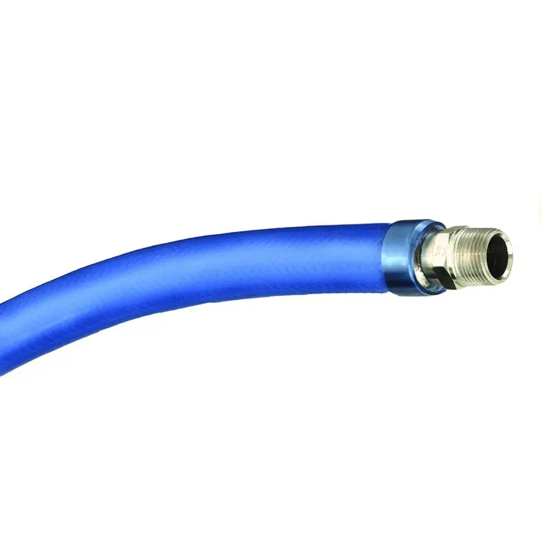 T&S Brass Hw-2B-48 3/8" Id X 48" Flexible Water Appliance Connector With 3/8" Male Npt Ends 1