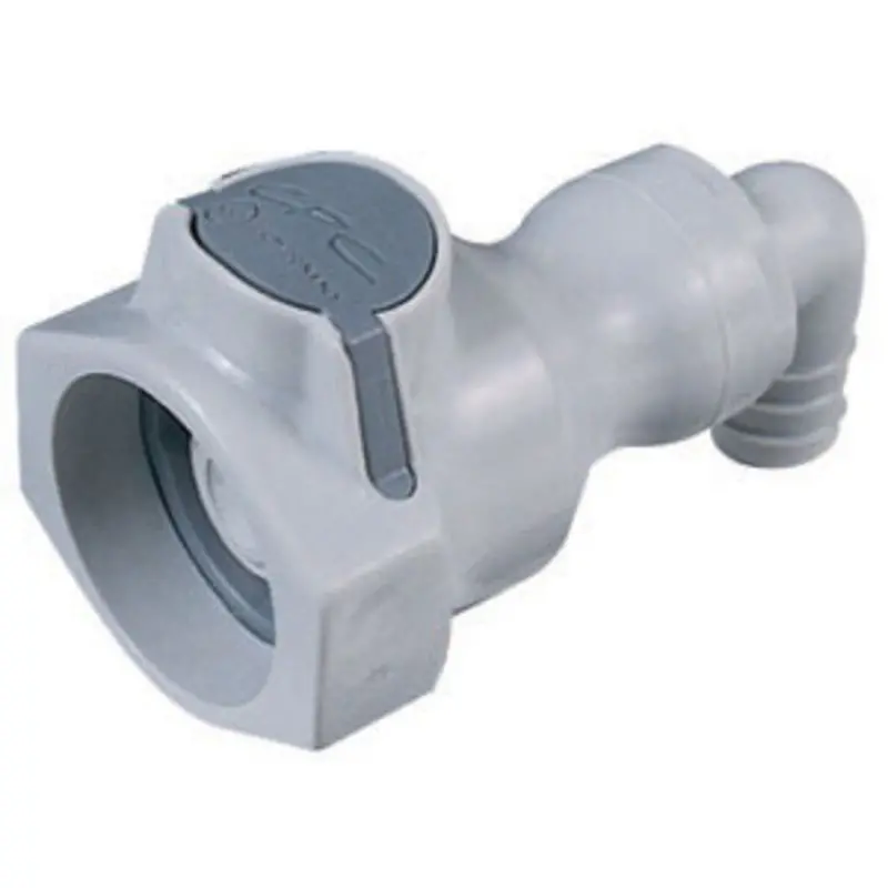 Udc Valved Elbow Coupling Body – 1/2 Inch Hose Barb With Buna-N O-Ring 1