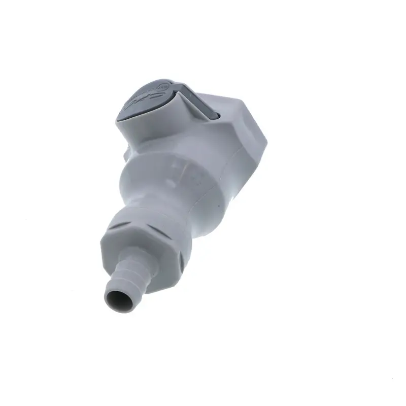 Udc Valved Straight-Through Hose Barb Coupling Body — 3/8" Id, Epdm O-Ring 1