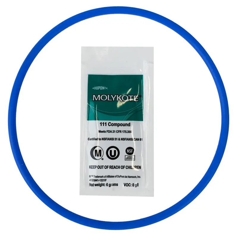 Universal Blue O-Ring Replacement Kit With Lubricant For Whole-House Water Filters 1