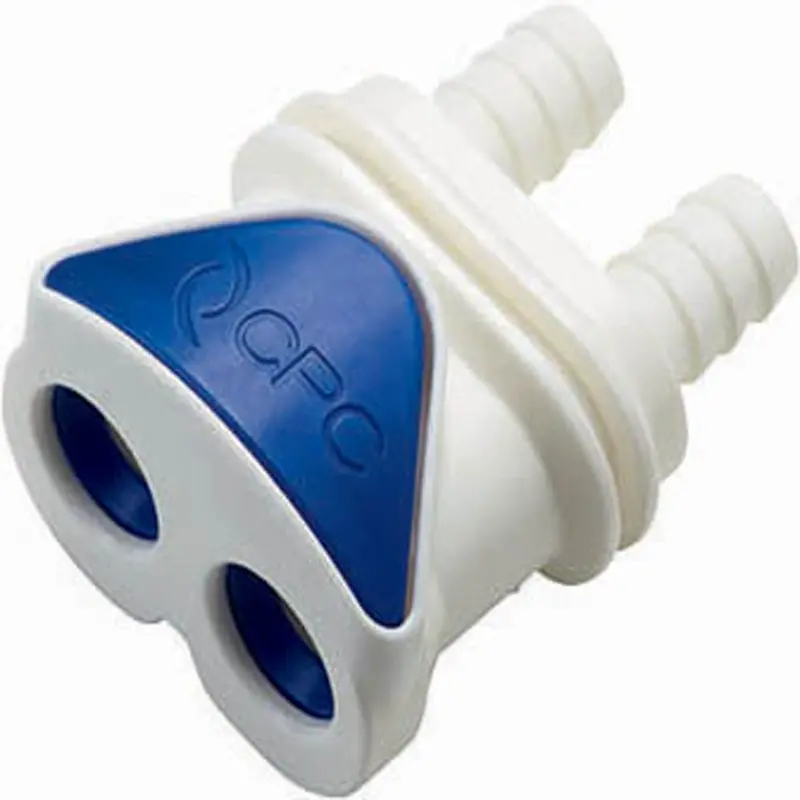 Valved In-Line Hose Barb Coupling Body – 1/4 Inch Id 1