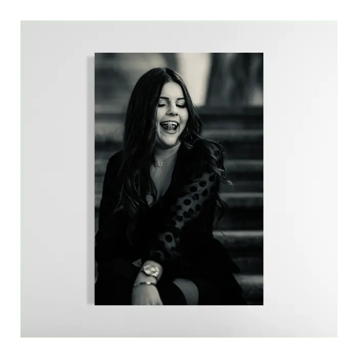 Vertical Glass Photo Print Personalized With Your Picture 1