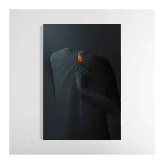 Vertical Tempered Glass Photo Print — Modern Clarity 1