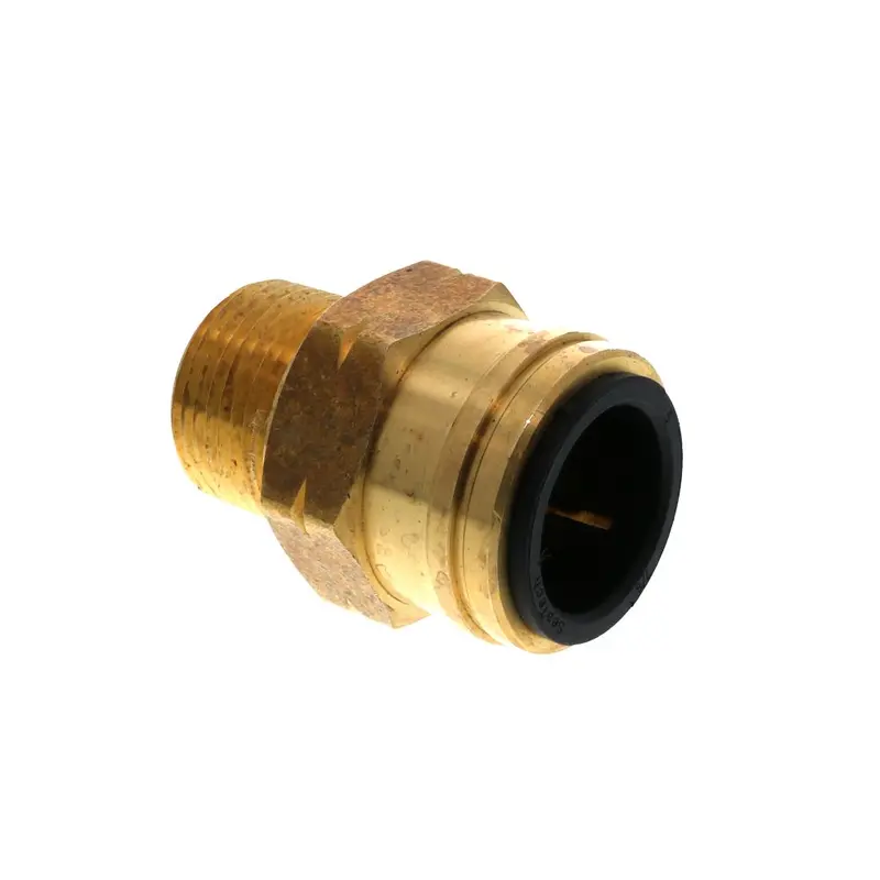 Watts Aqualock/Seatech Brass Male Connector: 22Mm × 3/4-Inch Npt 1