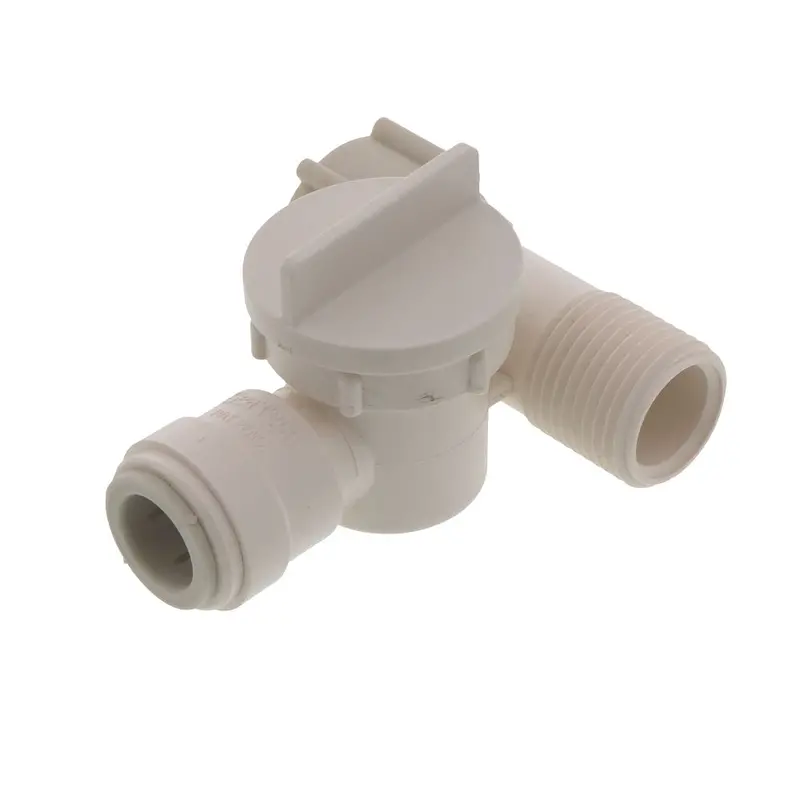 Watts Aqualock/Seatech Type 51 Tee Valve: 1/2" Nps × 1/2" Npt × 3/8" Cts 1